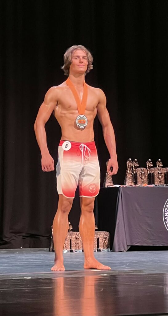 Kai Contento Body building contest